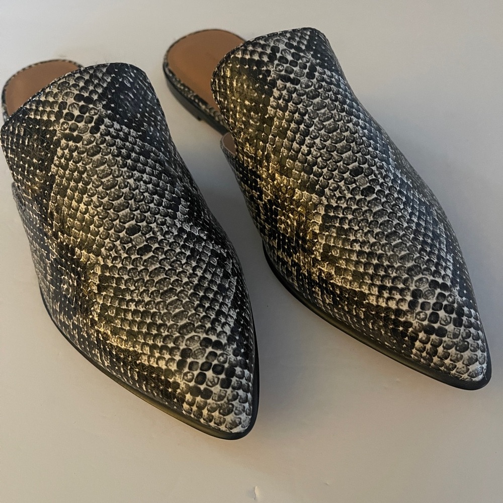 Snakeskin Pattern Women's Mules